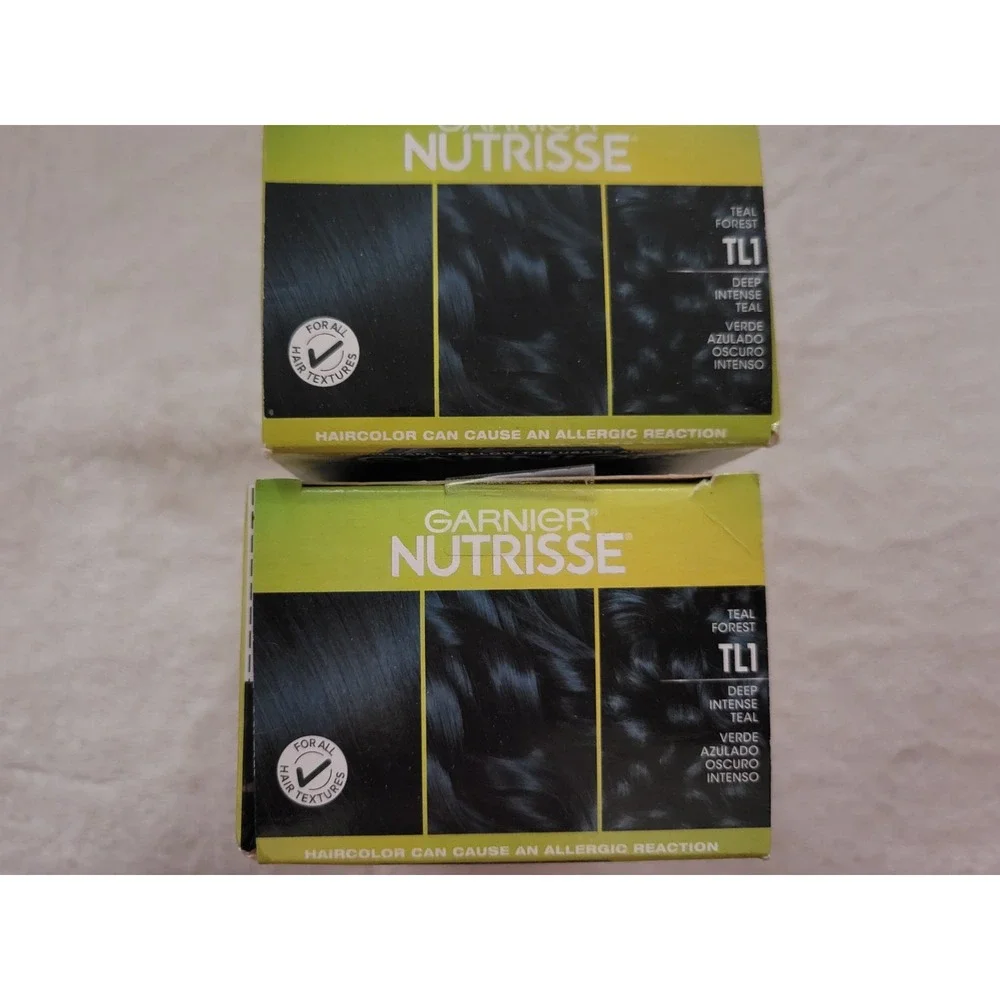 GARNIER NUTRISSE Ultra Nourishing Color Creme TL1 Teal Forest /Deep Intense X 2